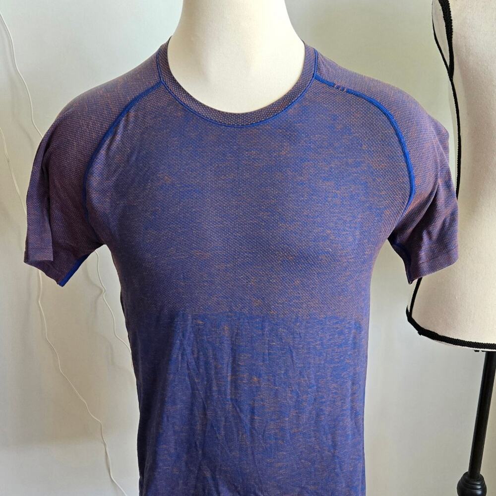Lululemon Metal Vent Tech Short Sleeve 2.0 blue medium mens